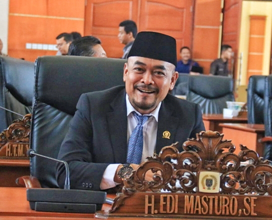 Anggota Komisi A DPRD yang juga merupakan Ketua Fraksi Gerindra Depok, Edi Masturo.