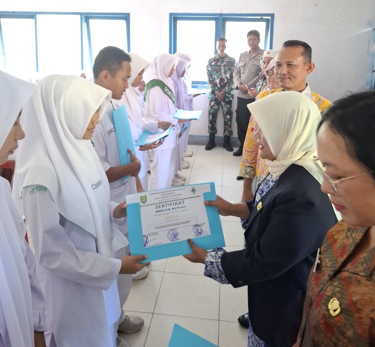 Pelantikan Dokrem, Kapus Patiluban Mudik Sampaikan Pidato Kadiskes Madina