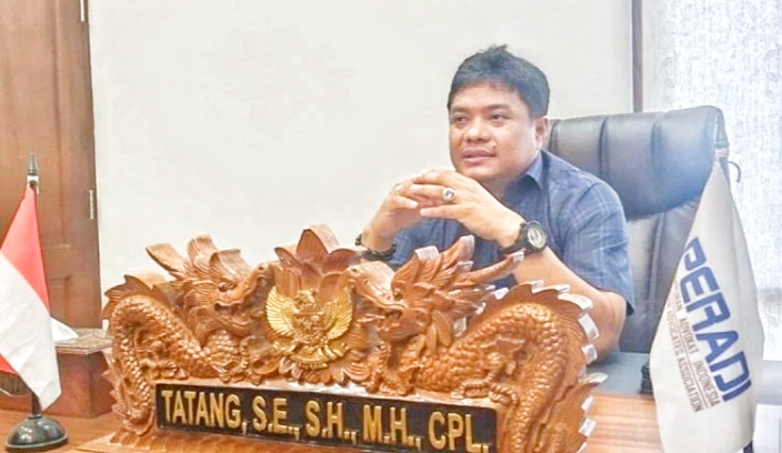Pendiri sekaligus pimpinan IIIATS, Andi Tatang Supriyadi , S.E., S.H., M.H., CPL.