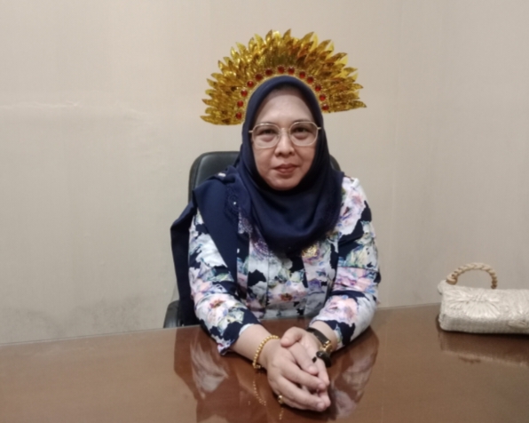Ketua BK DPRD Kota Depok, Qonita Lutfiyah, usai acara BK Award di ruang BK DPRD Kota Depok, pada Senin (29/12).