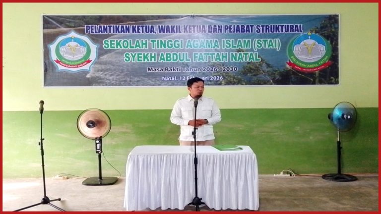 Anggota DPRD Madina, Ardiansyah Optimis Atas Hadirnya STAI Syekh Abdul Fattah Natal