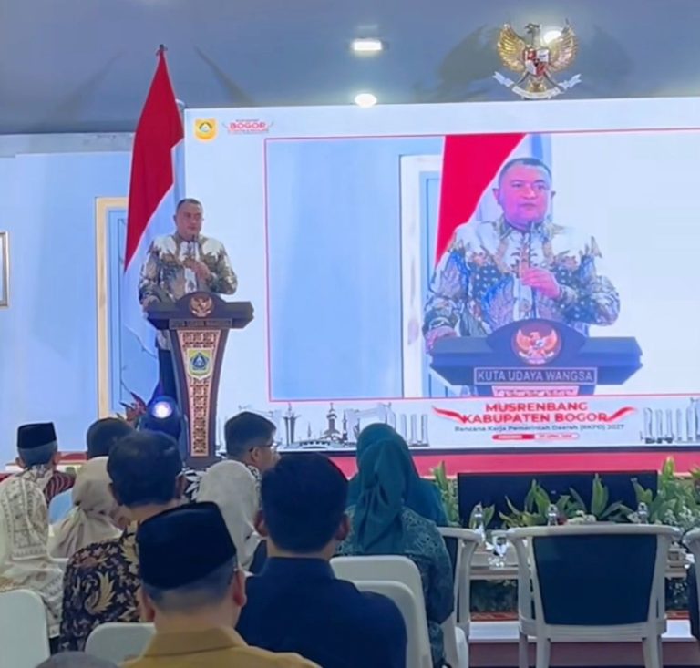 Bupati Bogor, Rudy Susmanto, menegaskan bahwa proses perencanaan pembangunan harus dilakukan secara terintegrasi dan melibatkan seluruh perangkat daerah.