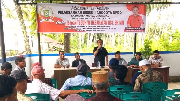 Reses ke- II Anggota DPRD Madina Teguh W. Hasahatan Nasution di Panggautan, PLN dan RSUD dr Husni Thamrin Natal Jadi Keluhan
