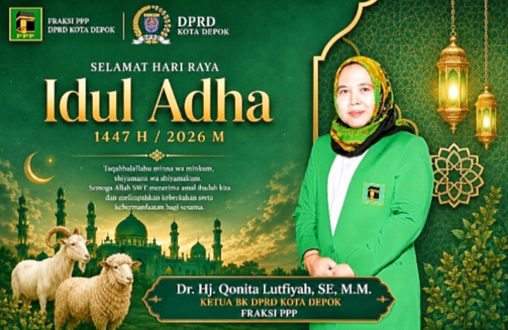 Ketua Badan Kehormatan (BK) DPRD Kota Depok, Dr. Hj. Qonita Lutfiyah, SE, M.M.